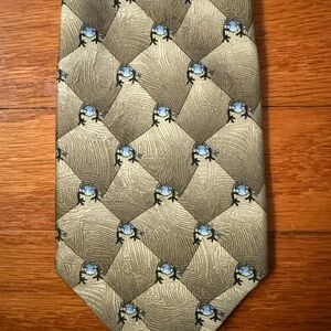 Maki Frog Nature Conservancy 100% Silk Necktie